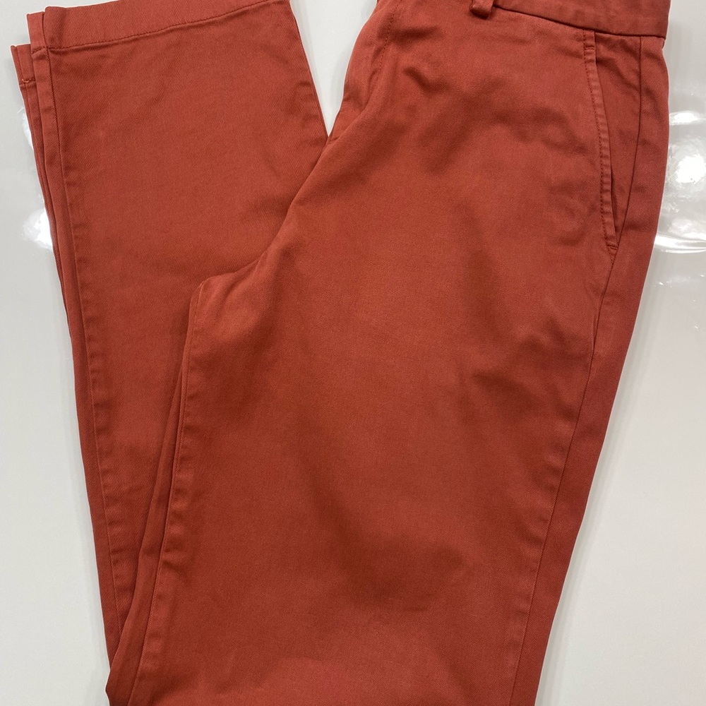 Brooks Brothers Boy’s Size 18 Sailors Red, Flat Front Chino Pants.
